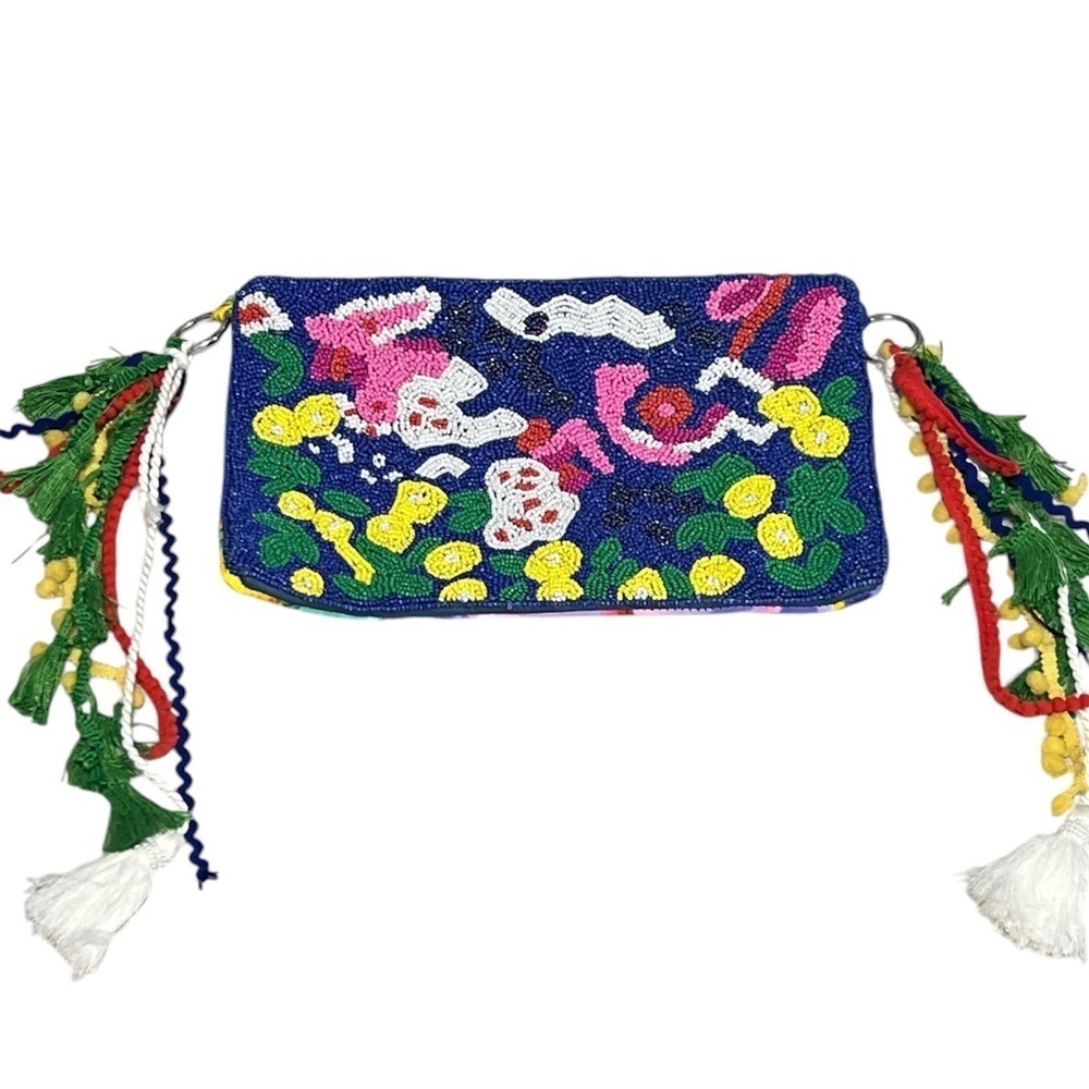 Antica Sartoria Positano by Giacomo Cinque Beaded Handcrafted Clutch